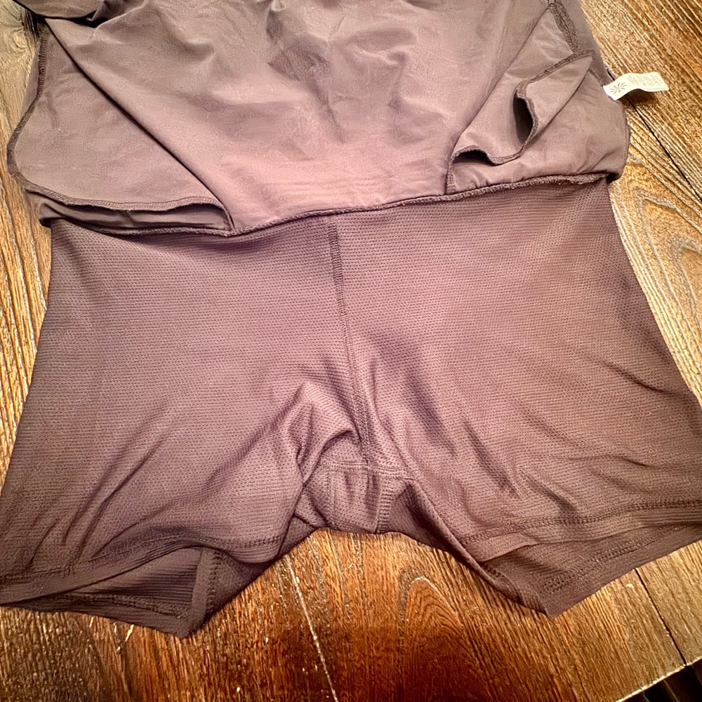 Athleta Black Skort With Drawstring - image 2